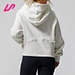 white half zip sweatshirt